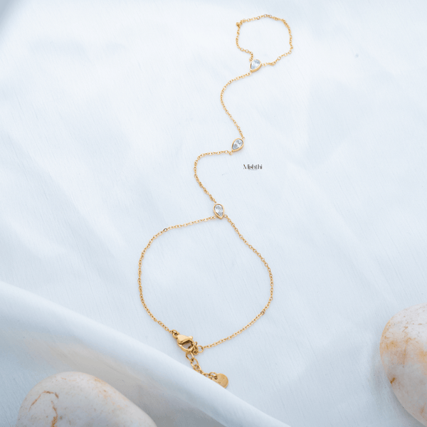 Over Ring Chain Bracelet