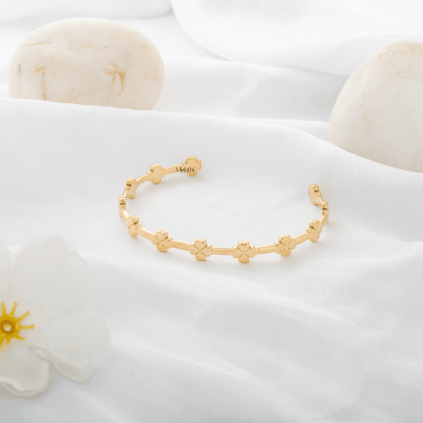 Flower Cuff Bracelet