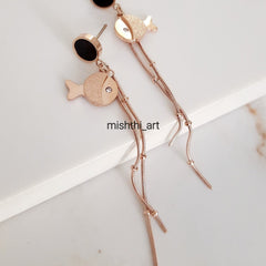 Fish Drop Earrings