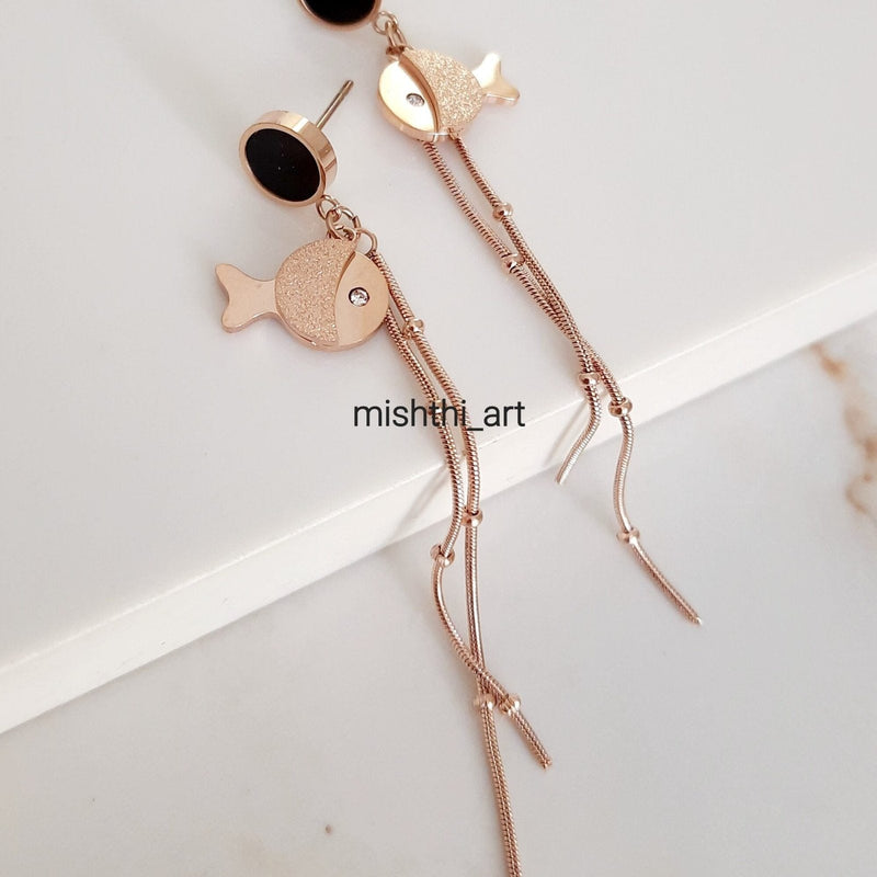 Fish Drop Earrings