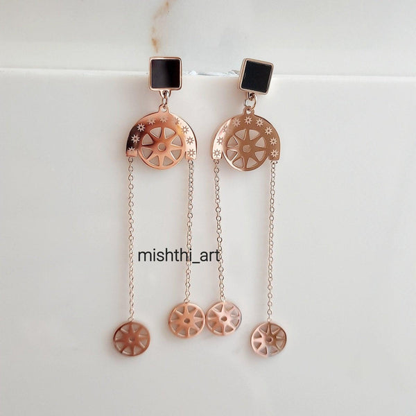 Wheel Earrings