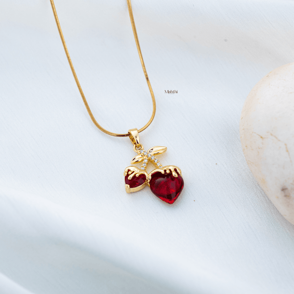 Heart Cherry Necklace