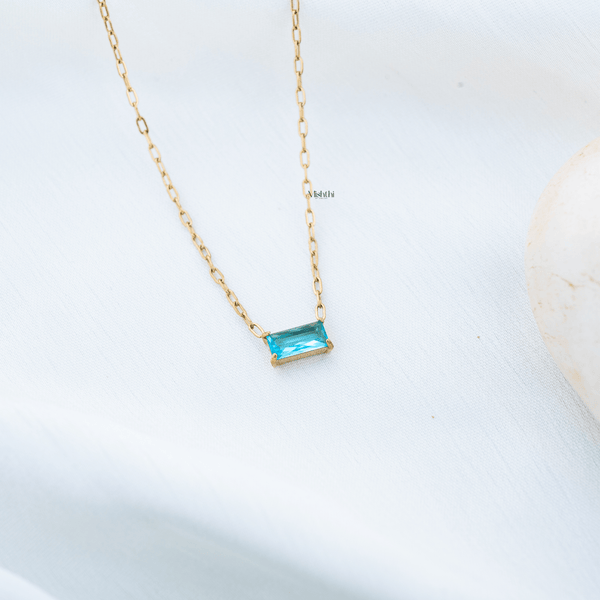Blue Emerald Cut Diamond
