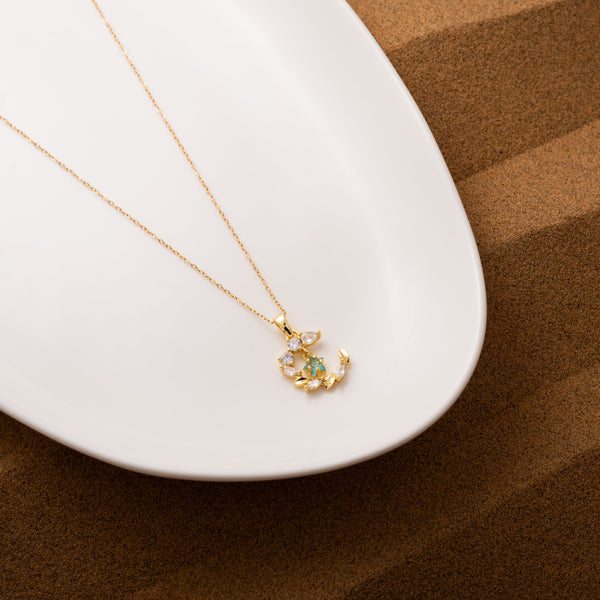 Moon Sculpture Necklace