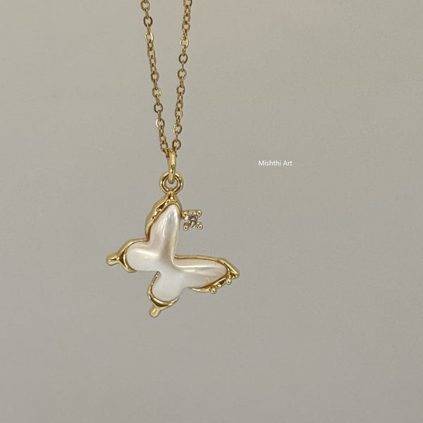 Beach Butterfly Necklace