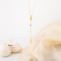 Stunning Gold Leaf Necklace