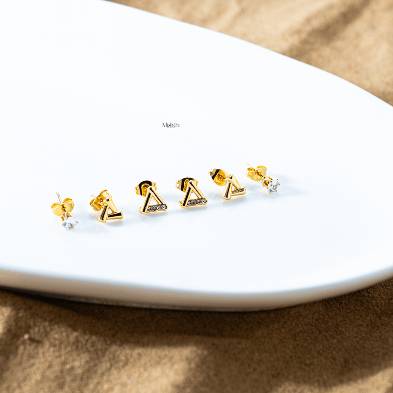 Mini Triangle Studs