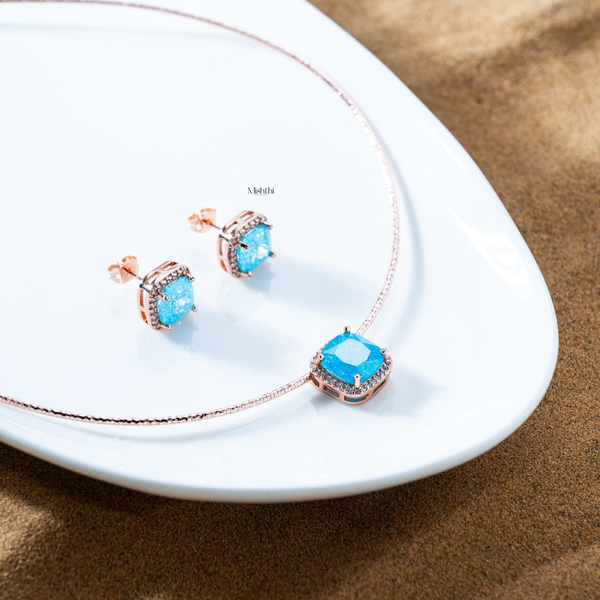 Solitaire Stiff Frozen Blue Set