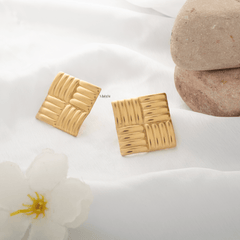 Stuffy Square Earrings