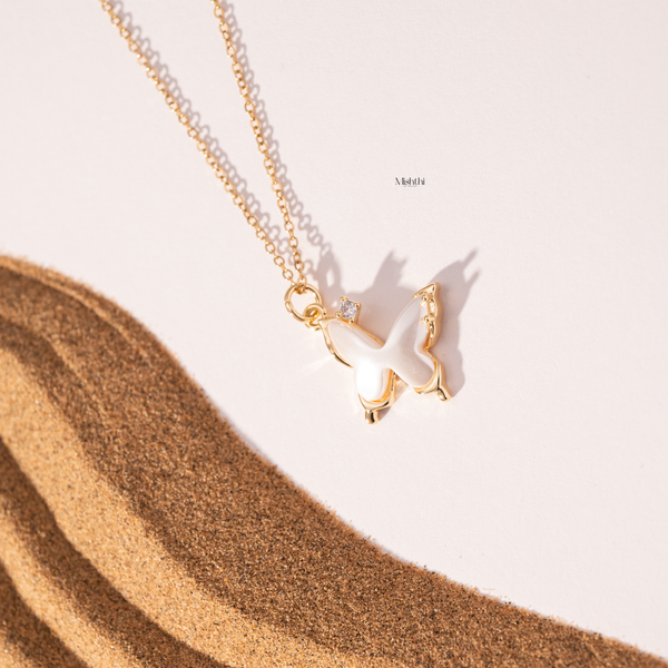Beach Butterfly Necklace