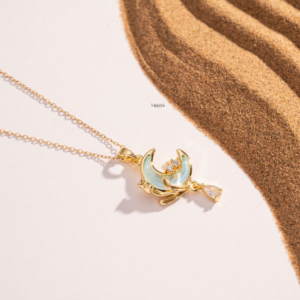 Quarter Moon Necklace