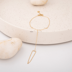 Tall Ring Chain Bracelet
