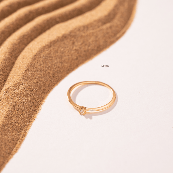 Mini Solitary Ring