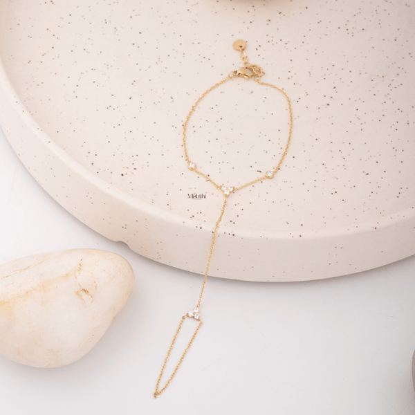 Tall Ring Chain Bracelet