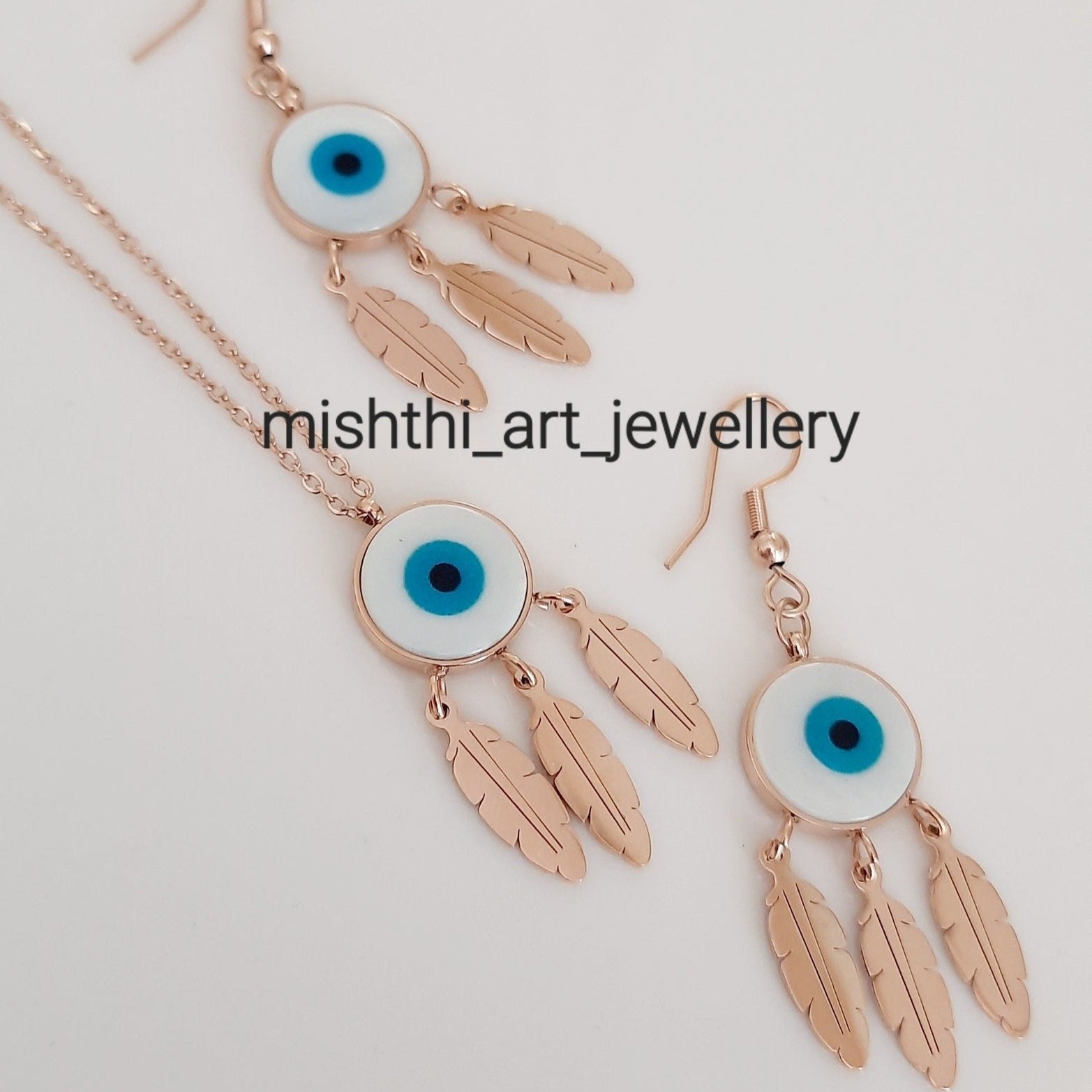 Feather Evileye Set