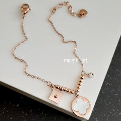 White Charms Bracelet