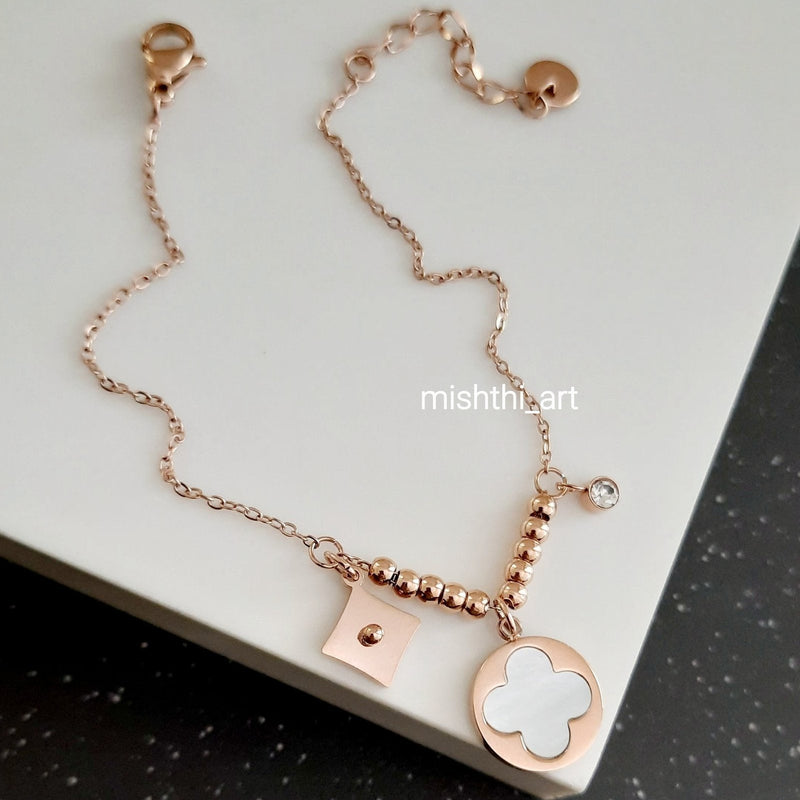 White Charms Bracelet