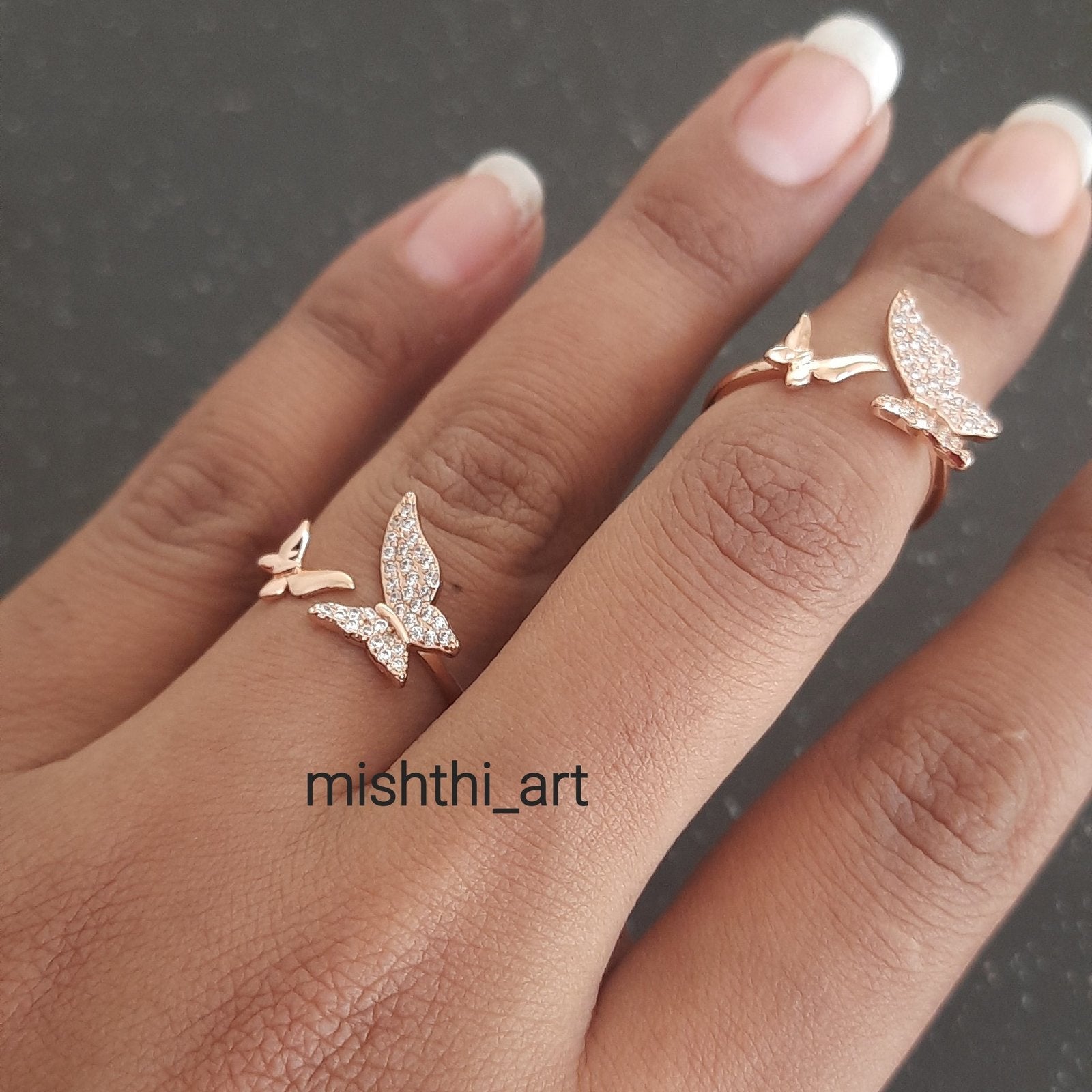 Free Butterfly Ring