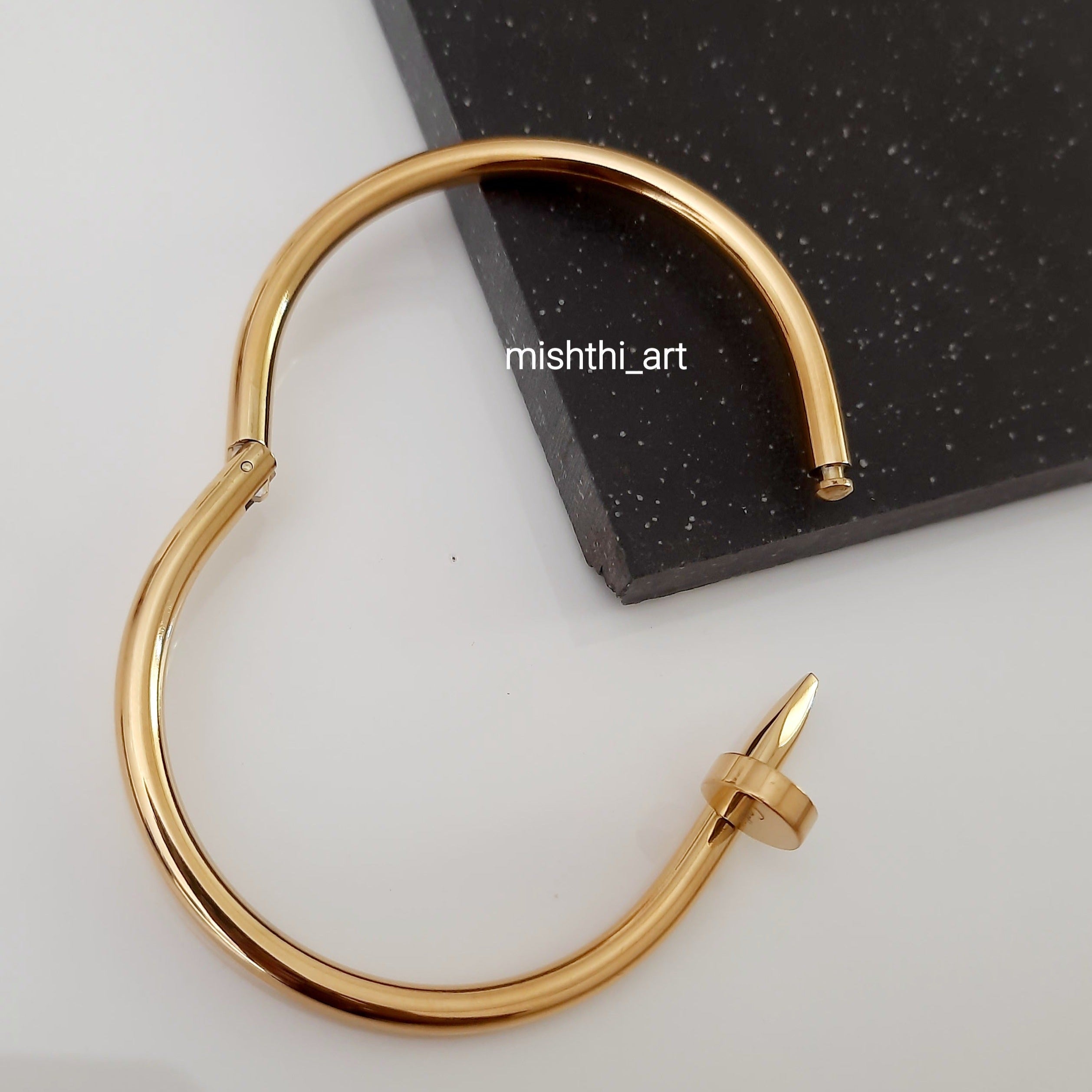 Screw Gold Bracelet