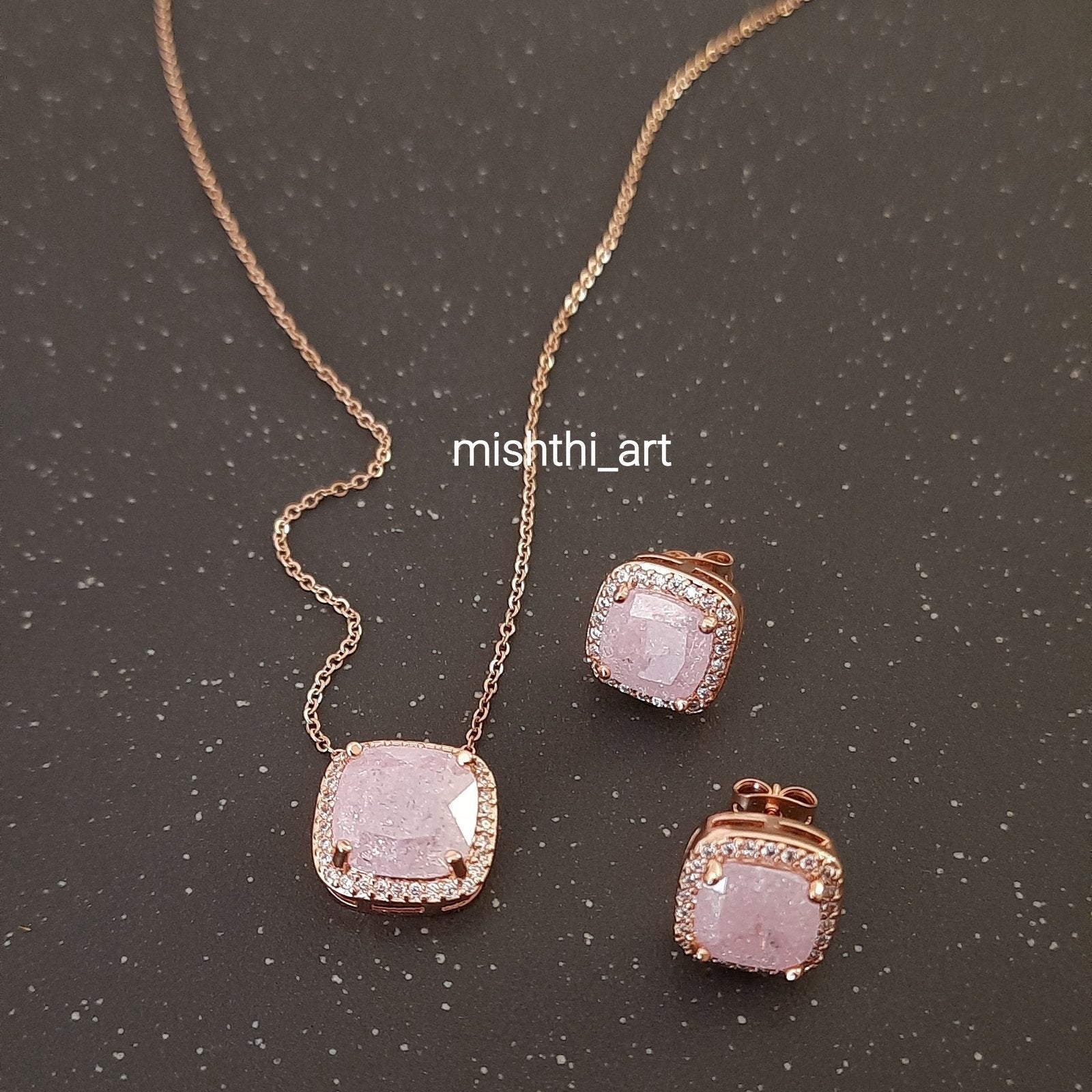 Solitaire Pink Set