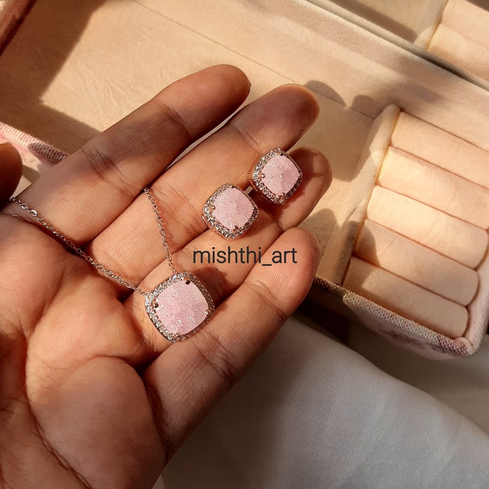 Solitaire Pink Set