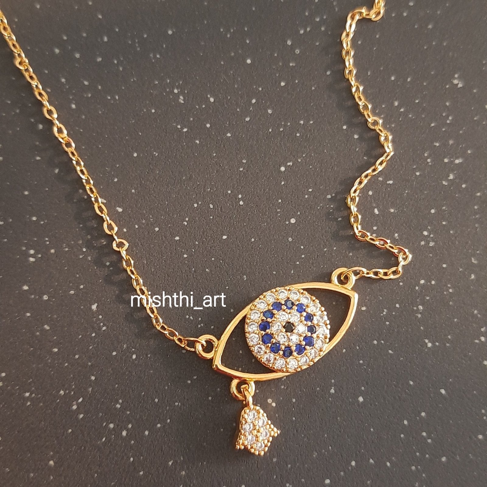 Hamsa Eye Chain