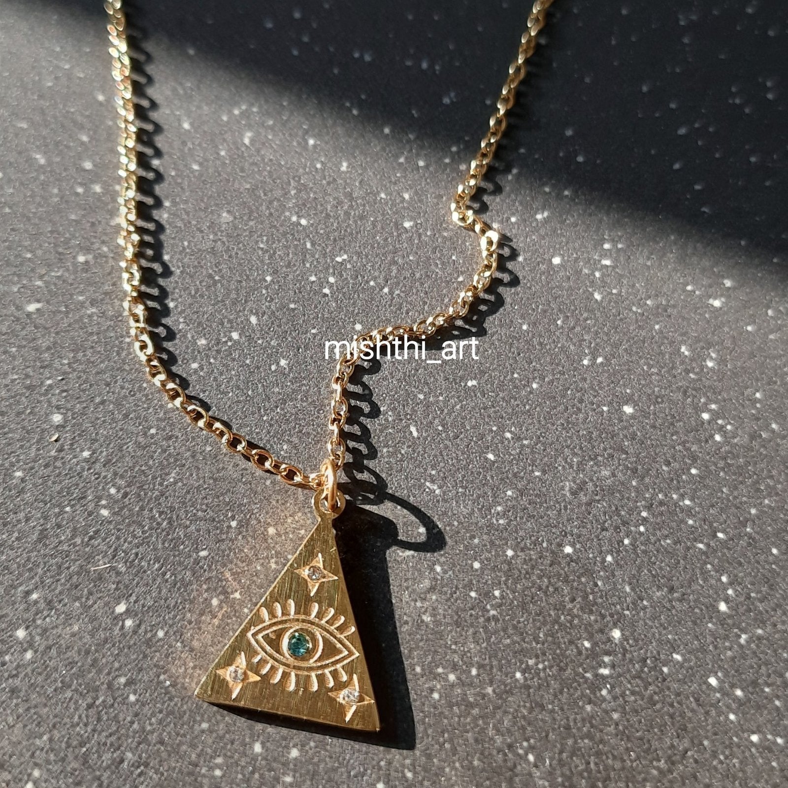 Pyramid Eye Chain