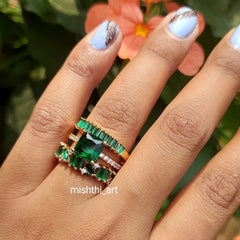 Cilly Emerald Ring