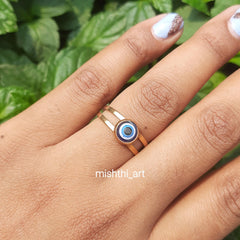 Emboss Eye Ring