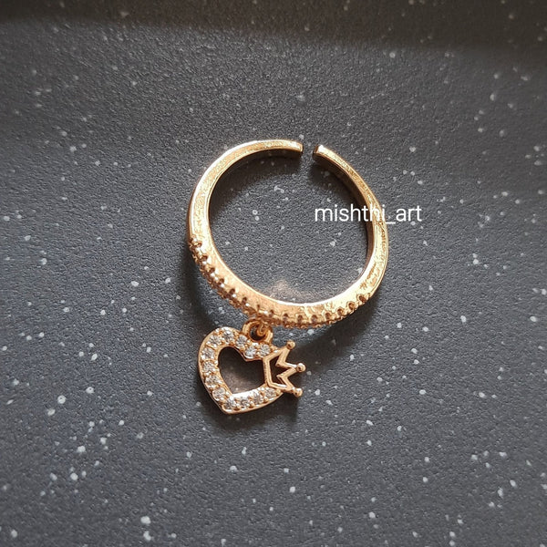 Crown Drop Ring