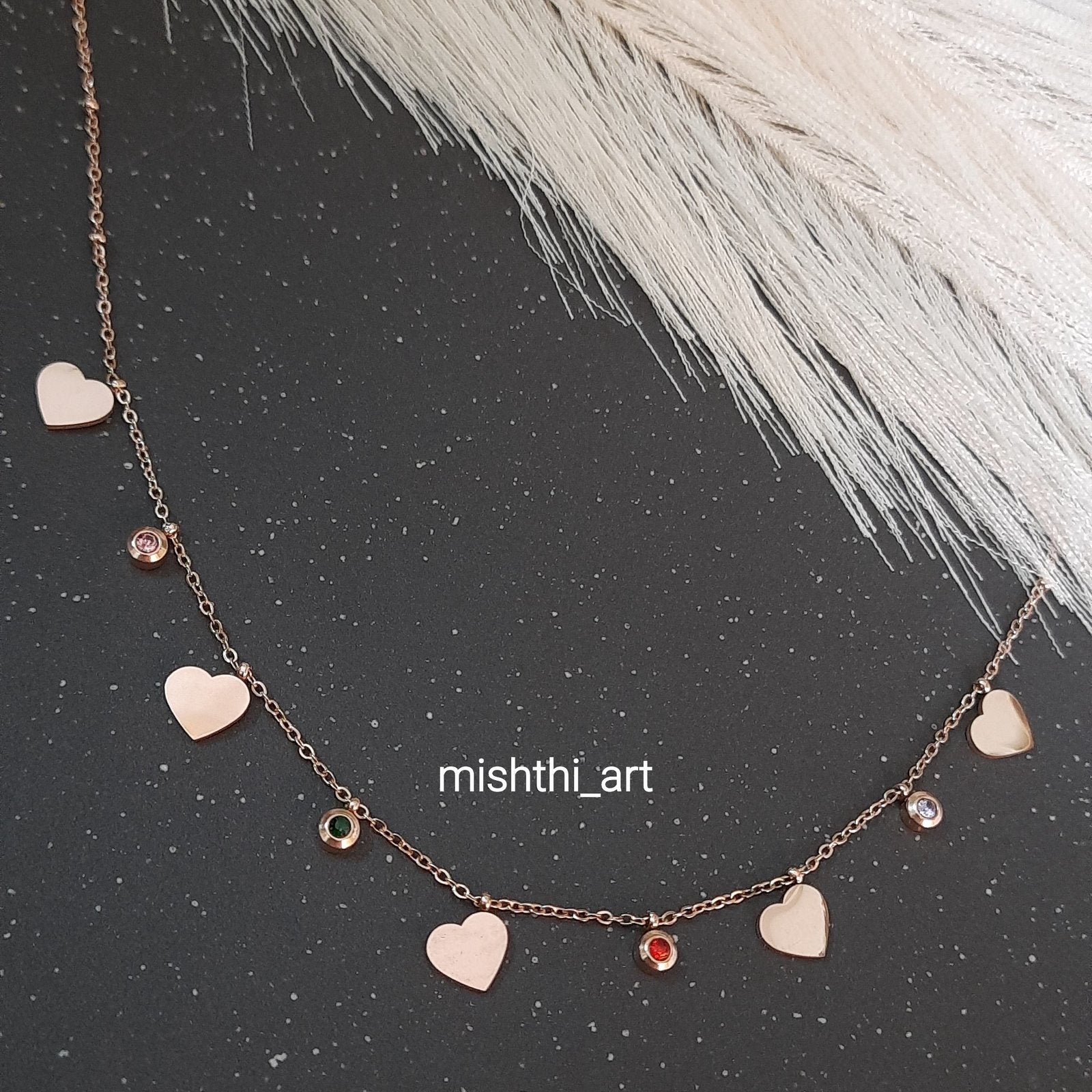 Heart Charms chain