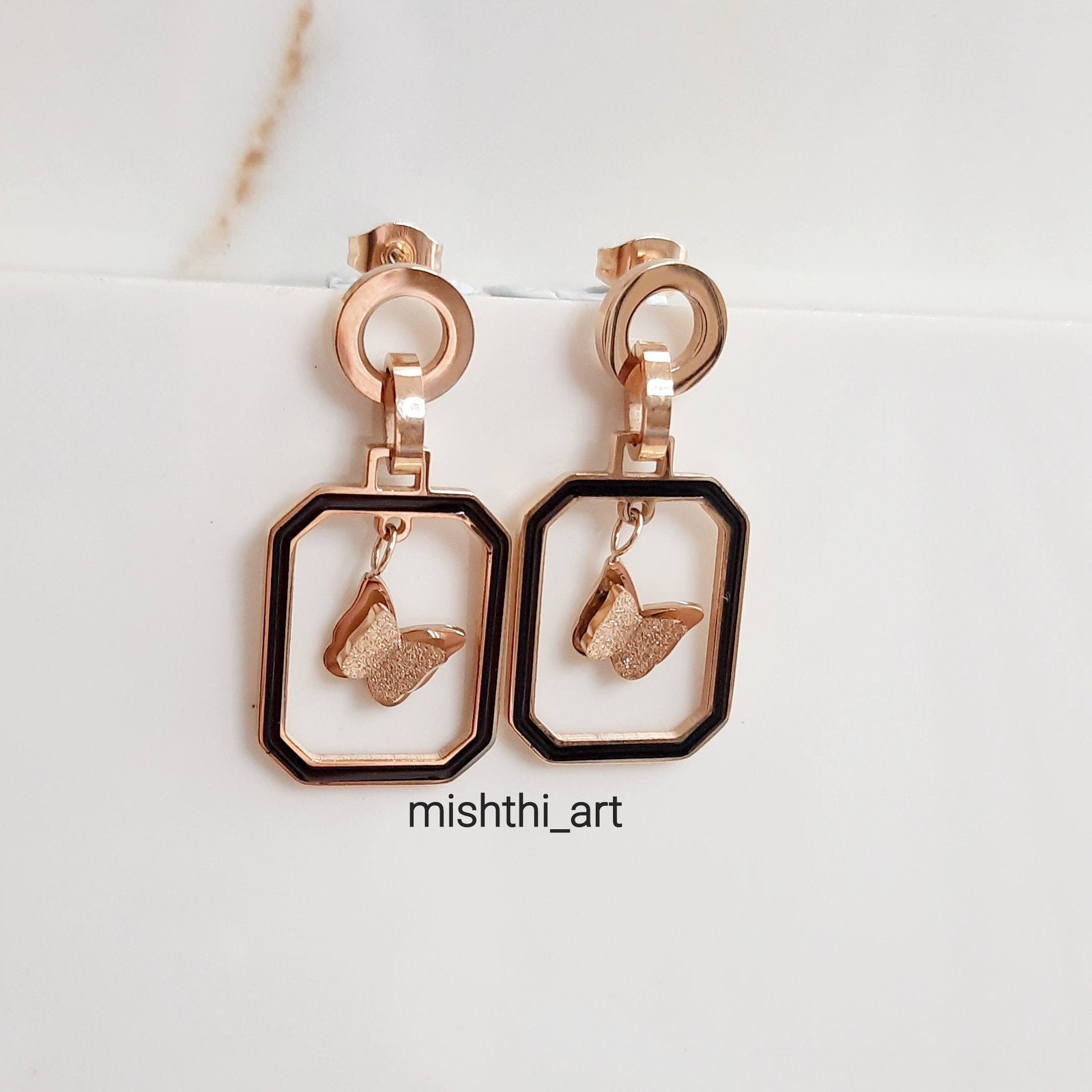 Frame Butterfly Earrings