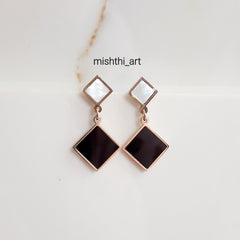Party Black Earrings