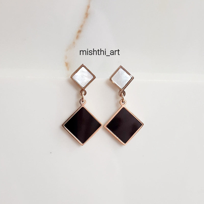 Party Black Earrings