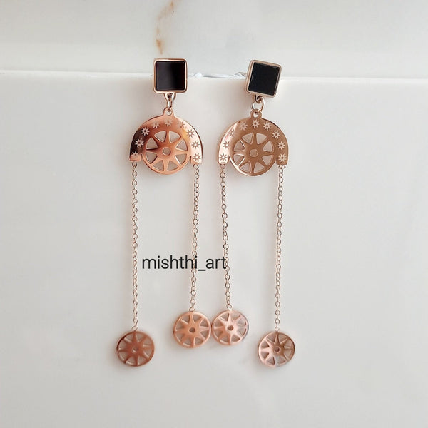 Wheel Earrings