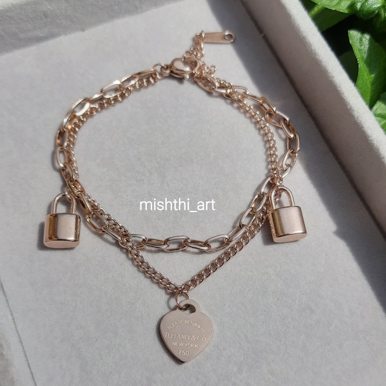 Heart Lock Bracelet