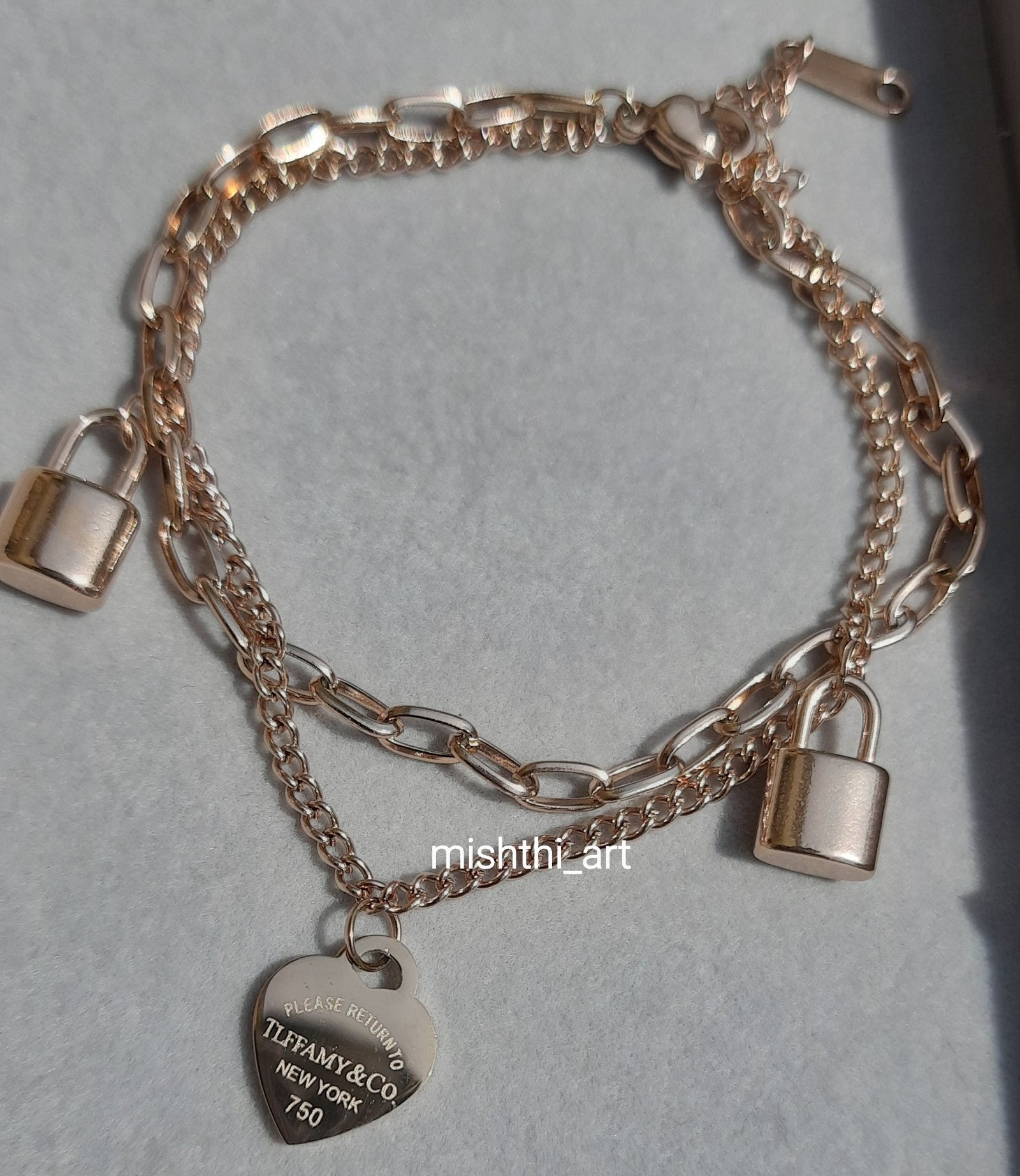 Heart Lock Bracelet