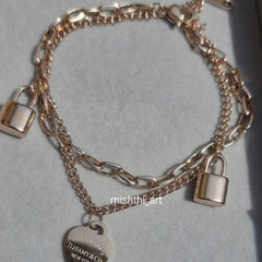 Heart Lock Bracelet