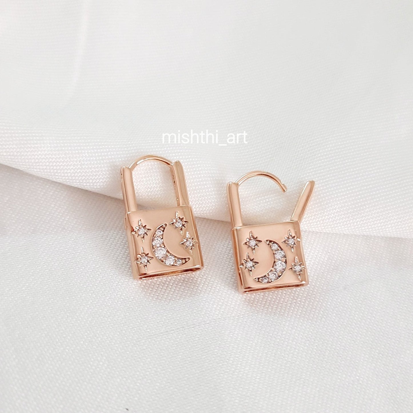 Moon Lock Hoops