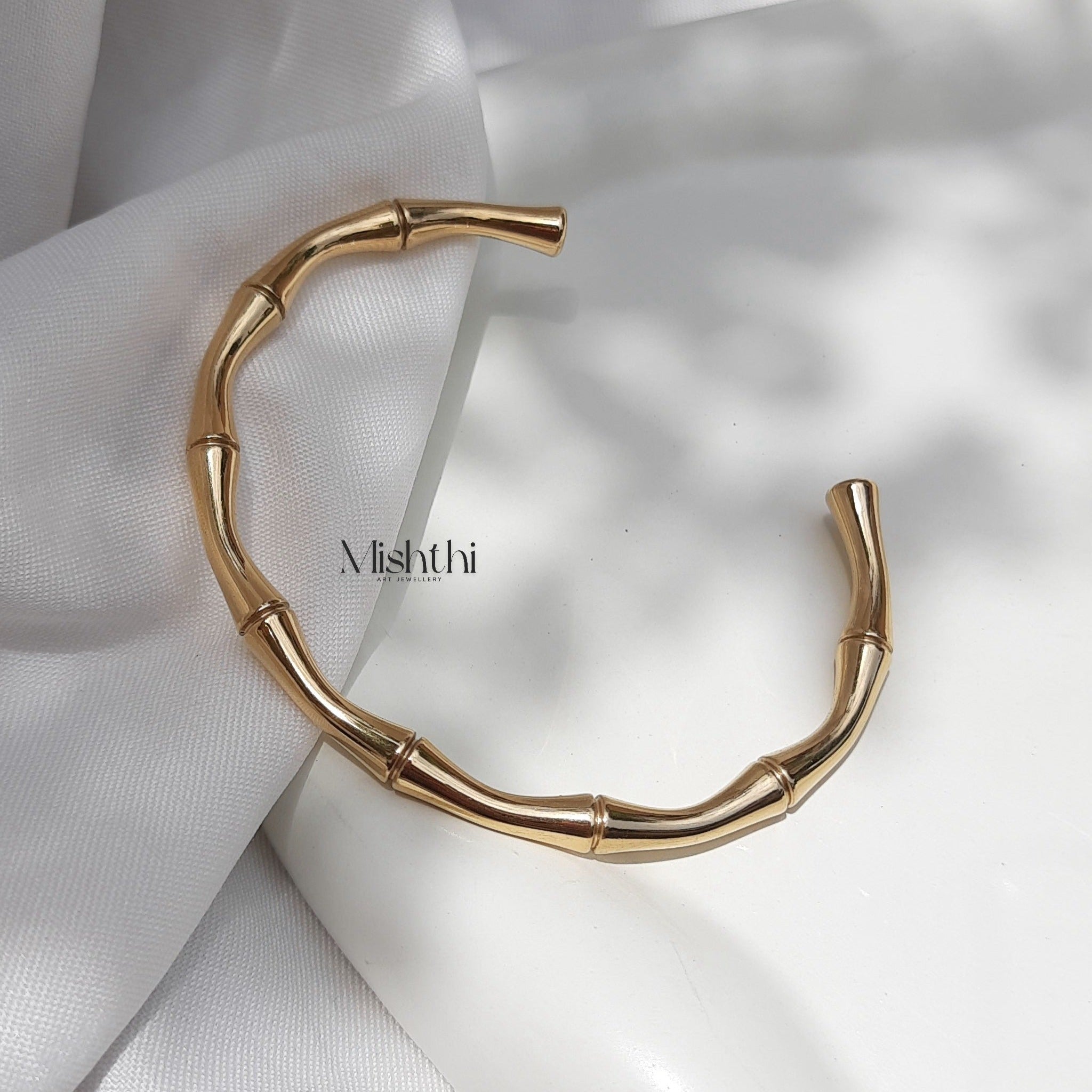 Gold Bamboo Cuff