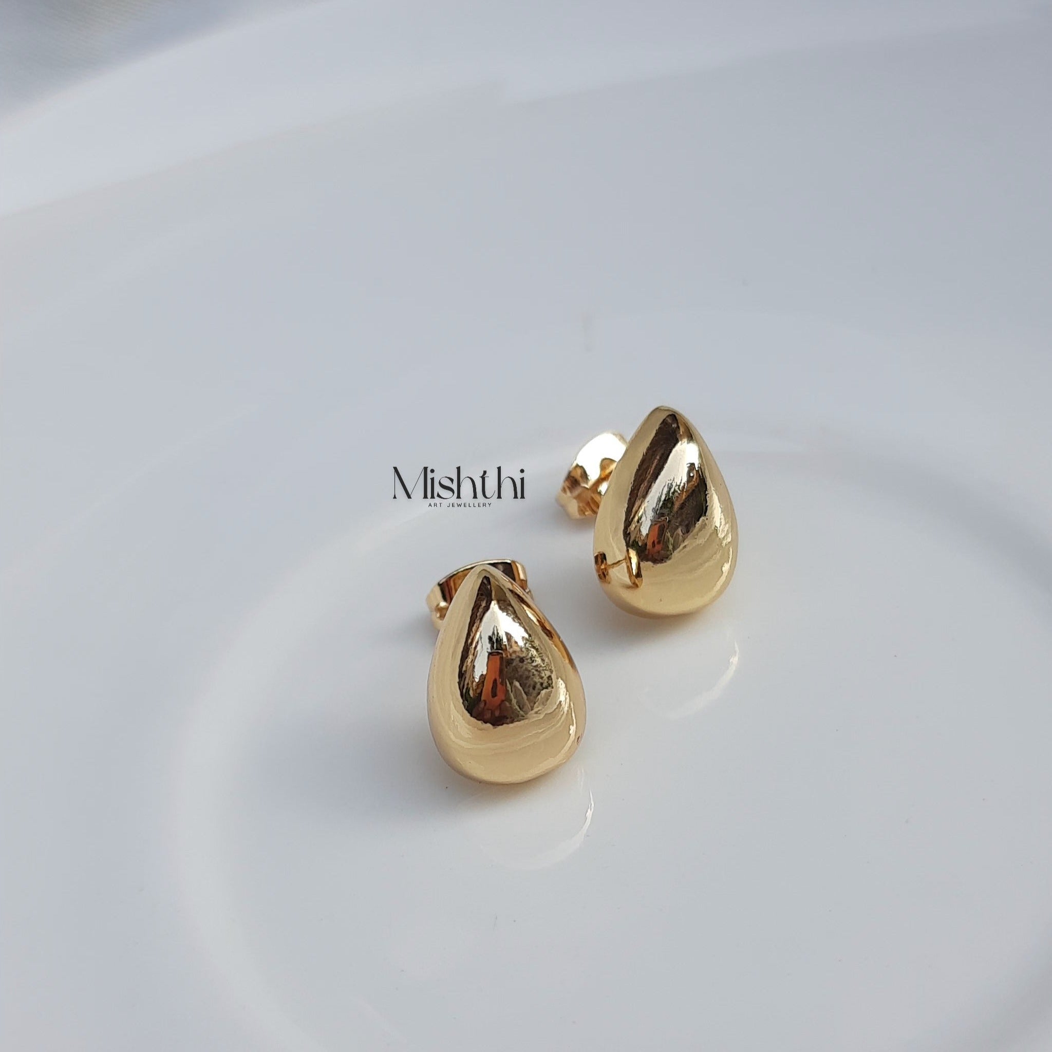 Gold Drop Studs