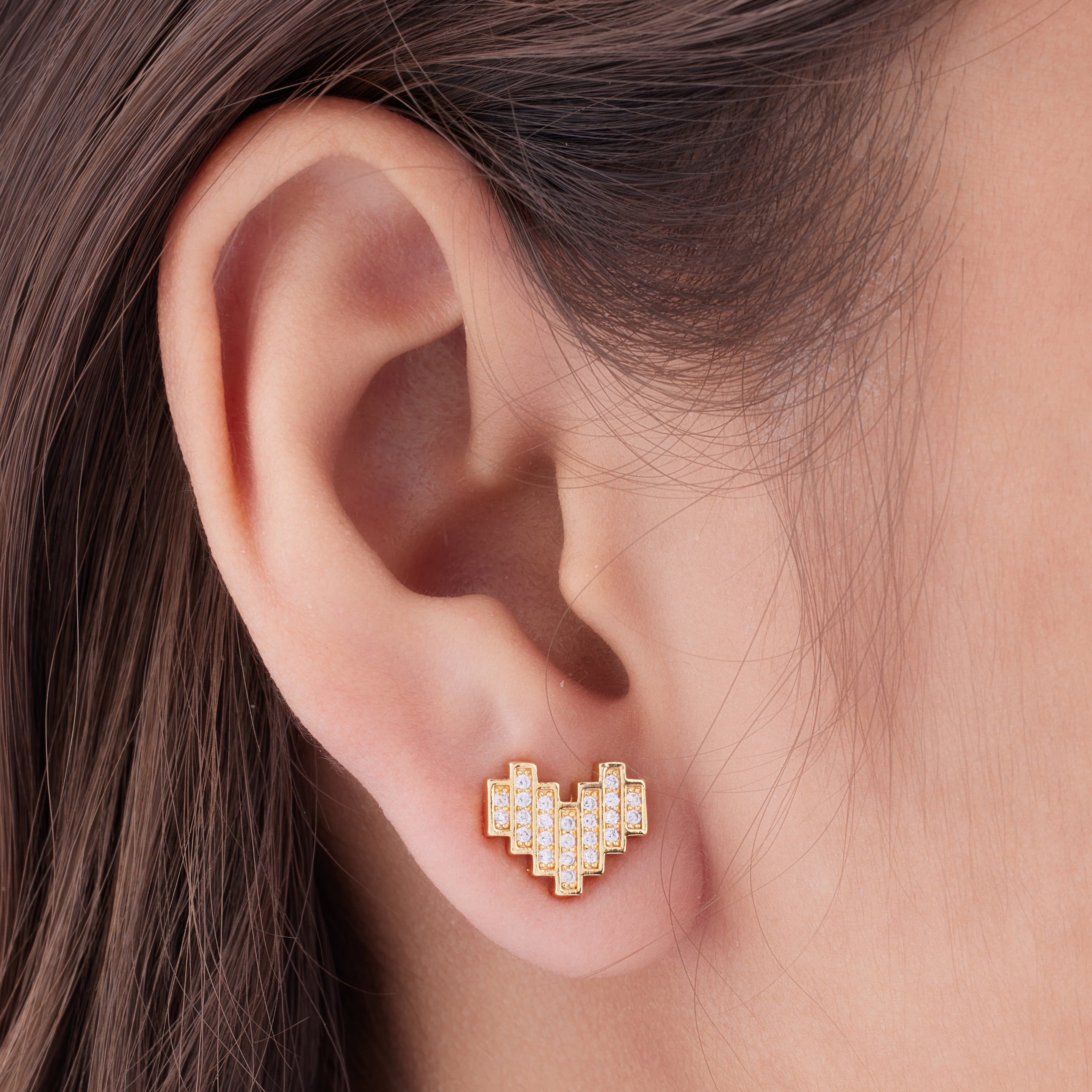 Sequence Heart Studs