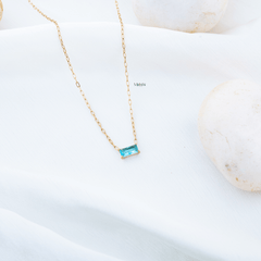Blue Emerald Cut Diamond