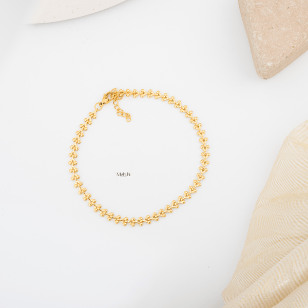 Cuban Gold Anklet