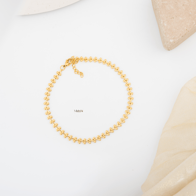 Cuban Gold Anklet