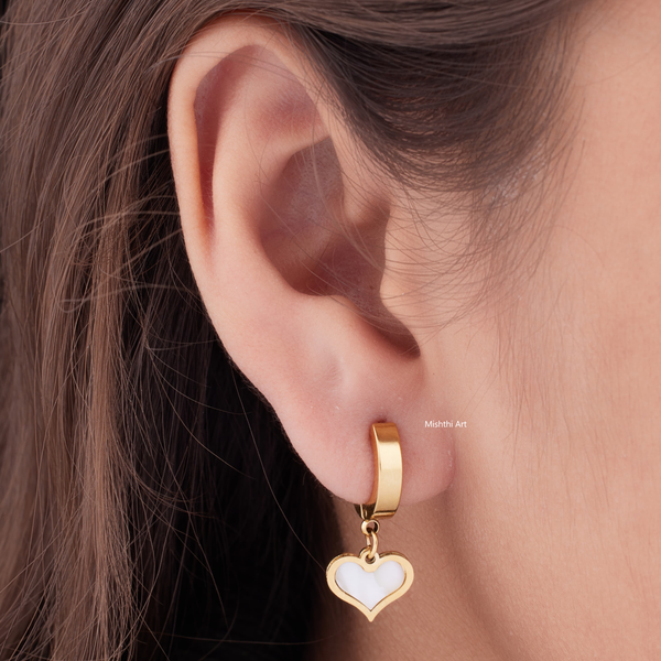 Navel Heart Hoops