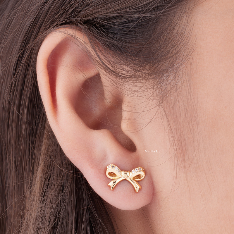 Glow Bow Studs