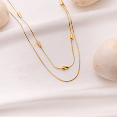 Layer Pear Necklace