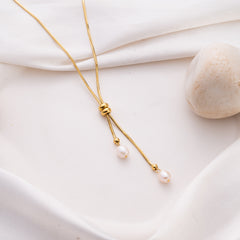 Adjuast Pearl Necklace