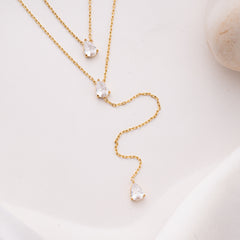Symmetry Drop Necklace